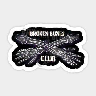 Broken Bones Club Sticker